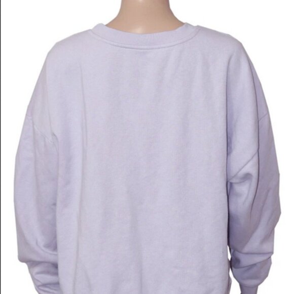 Anthropologie Chiara Perano Heart Sweatshirt Printed Long Sleeve Top L - Picture 4 of 5